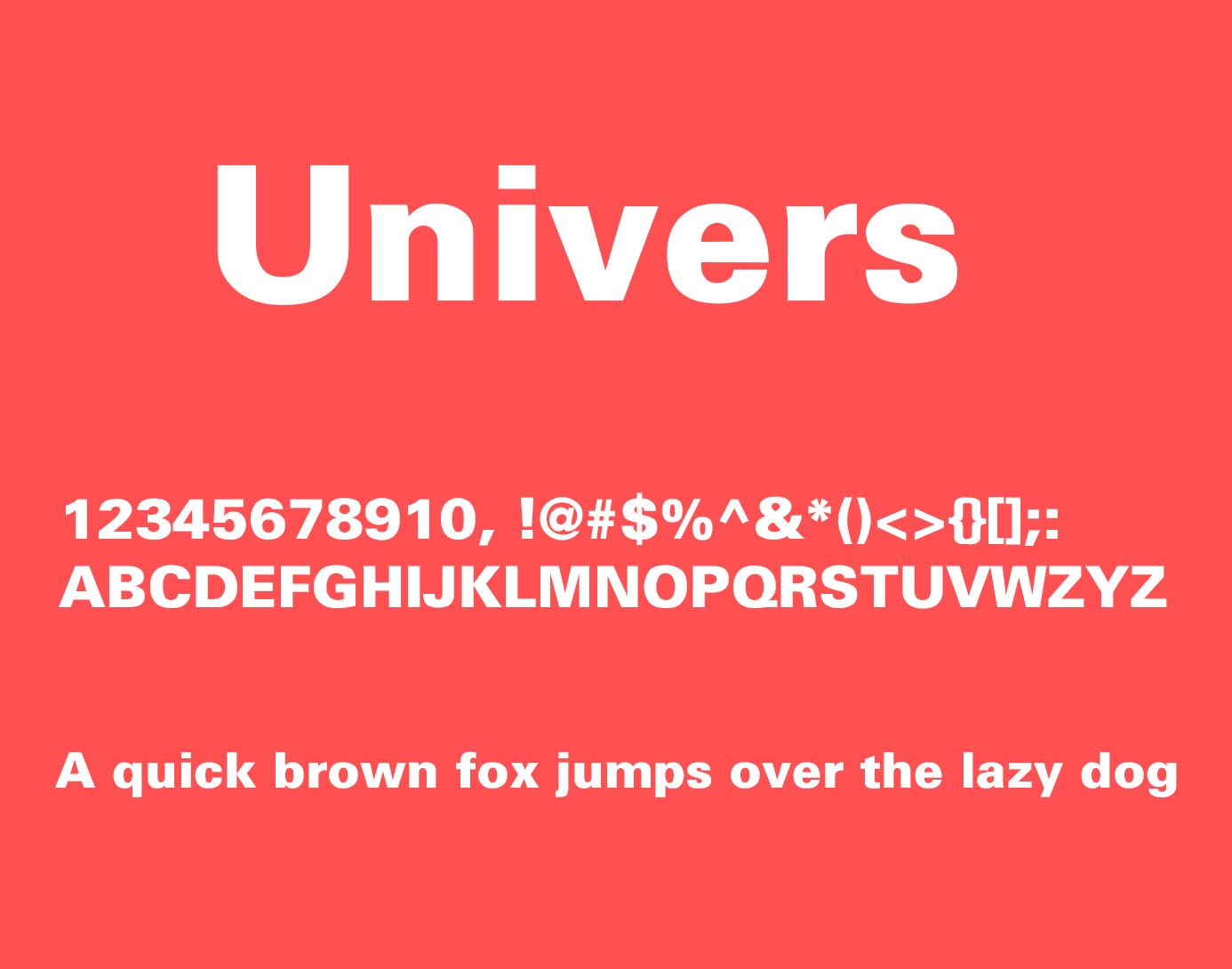 Univers 57 font free download mac